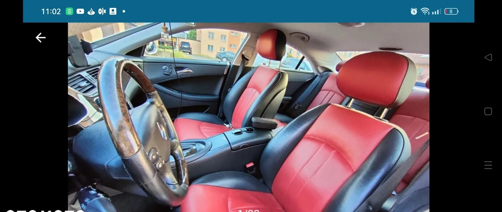 Mercedes-Benz CLS cena 41800 przebieg: 137100, rok produkcji 2006 z Trzcianka małe 436